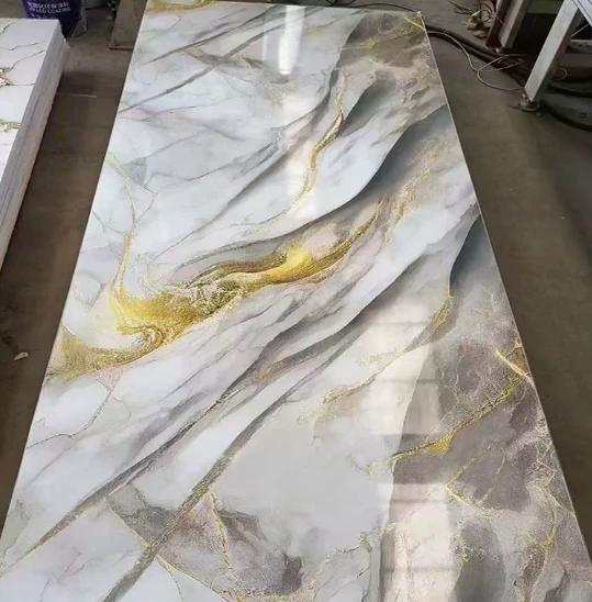 Shiny PVC UV Decorative Board factory